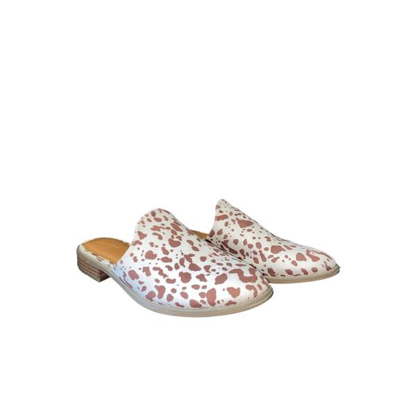 Halloween Fall Women Western Brown Animal Print Flats size 9 slip on Shoes - Picture 1 of 5